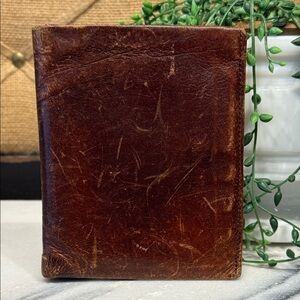 Vintage Brown Leather Wallet